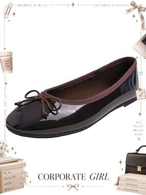 Women's Sparkle Memory Foam Cushioned Glitter Ballet Flats Round Toe Slip-On